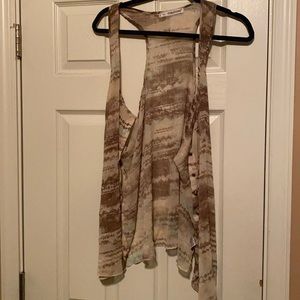 Women’s Aztec button down tank top